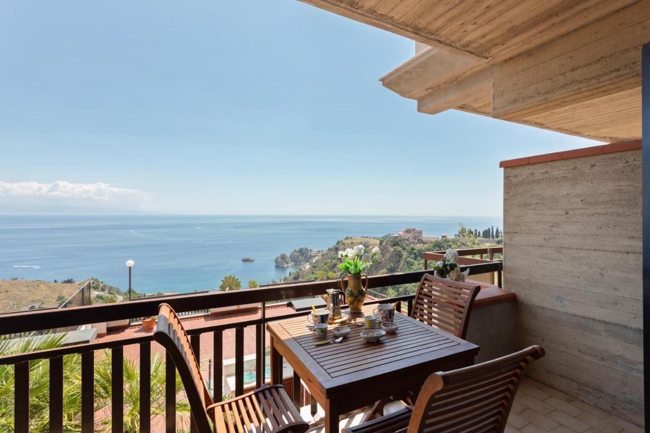 Taormina Panoramic Seaview Apartment Esterno foto